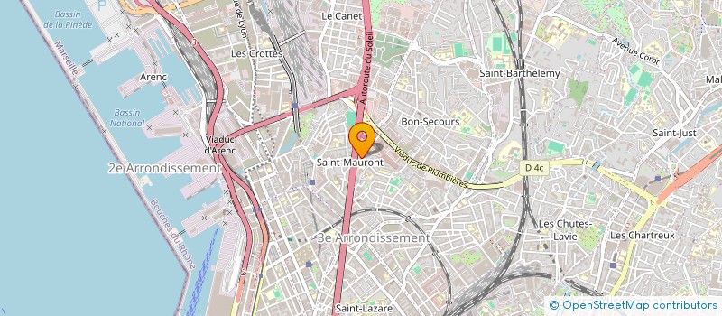 localisation de l'entreprise LE GT CLUB CERCLE PRIVE à MARSEILLE
