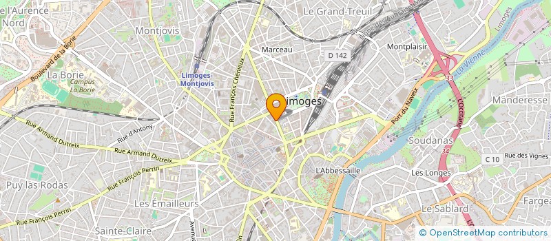 localisation de l'entreprise LE GUANTANAMO à LIMOGES