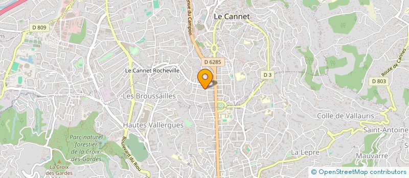 localisation de l'entreprise LE GUAY PATRIMOINE à LE CANNET