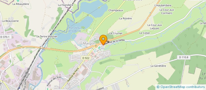 localisation de l'entreprise LE GUE à ARCISSES