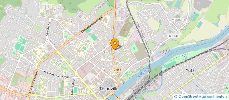localisation de l'entreprise LE GUE AUX MOINES à THIONVILLE
