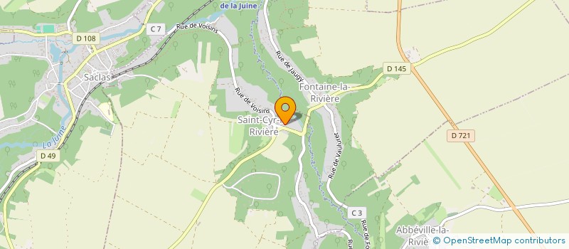 localisation de l'entreprise LE GUE DE L'ECLIMONT  SAINT-CYR-LA-RIVIERE