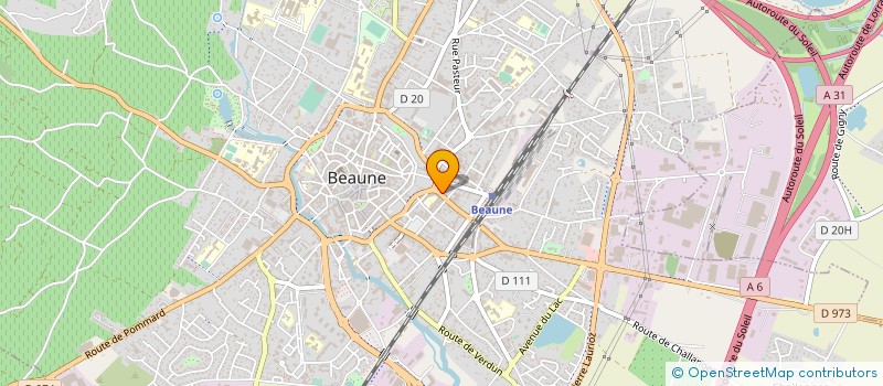 localisation de l'entreprise LE GUE DES BATELIERS à BEAUNE