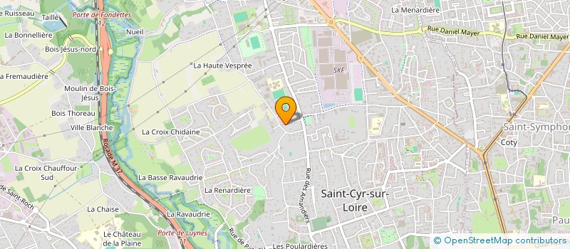 localisation de l'entreprise LE GUE DU LOIR  SAINT-CYR-SUR-LOIRE