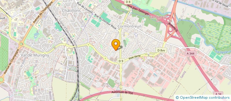 localisation de l'entreprise LE GUE DU POIVRE  CORMONTREUIL