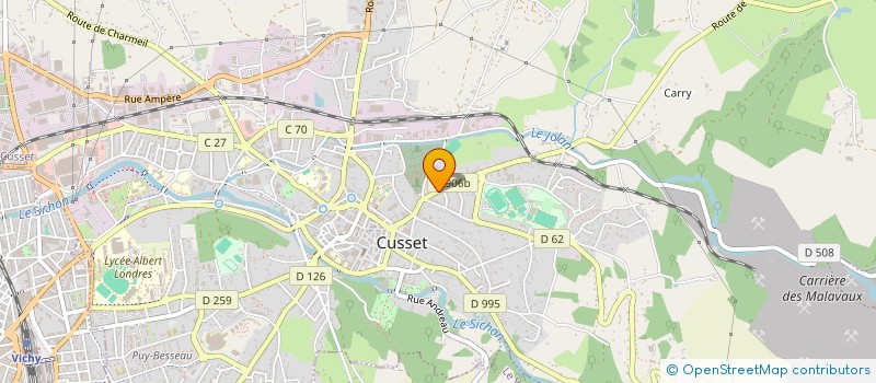 localisation de l'entreprise LE GUEN à CUSSET