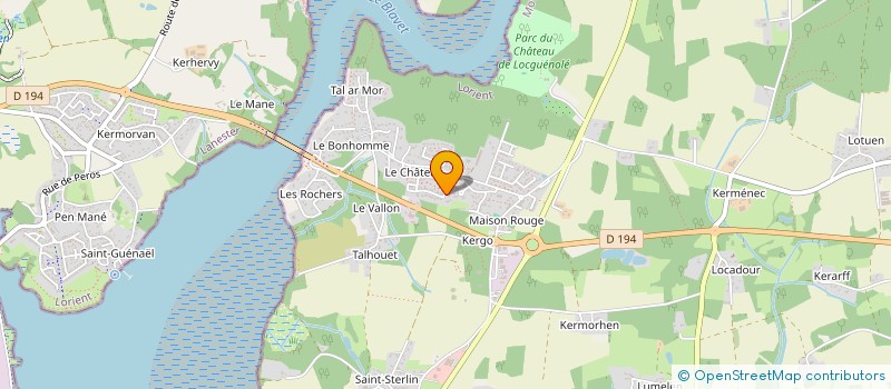 localisation de l'entreprise LE GUEN-LE BELLEGO à KERVIGNAC