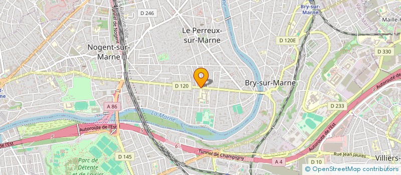 localisation de l'entreprise LE GUEN RECEPTIONS à LE PERREUX-SUR-MARNE