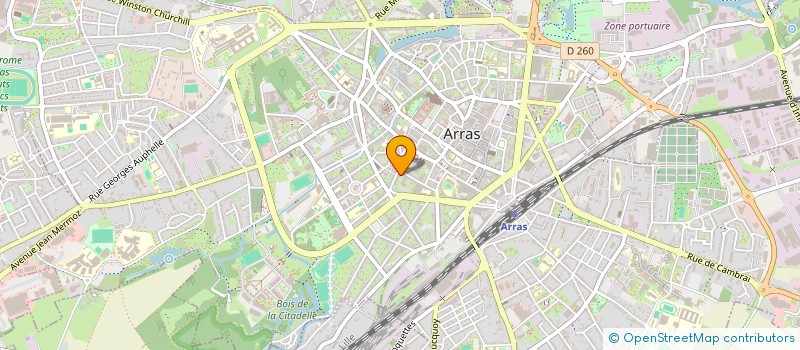 localisation de l'entreprise LE GUERN à ARRAS