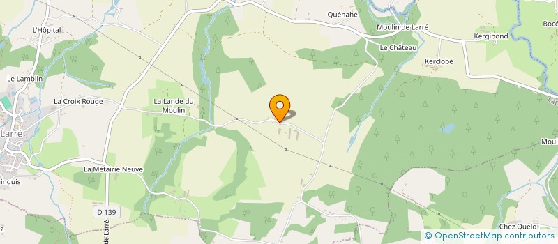 localisation de l'entreprise LE GUERNUE à LARRE