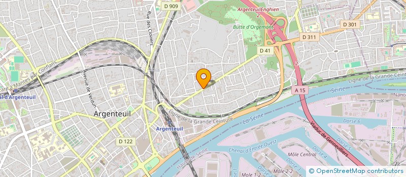 localisation de l'entreprise LE GUI  ARGENTEUIL