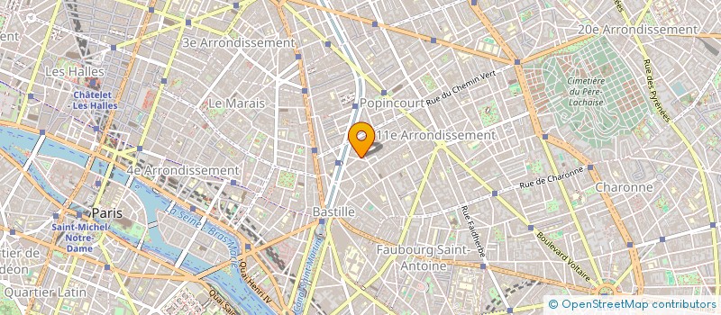 localisation de l'entreprise LE GUIDE  PARIS