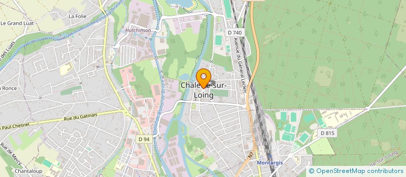 localisation de l'entreprise LE GUIDON CHALETTOIS à CHALETTE-SUR-LOING