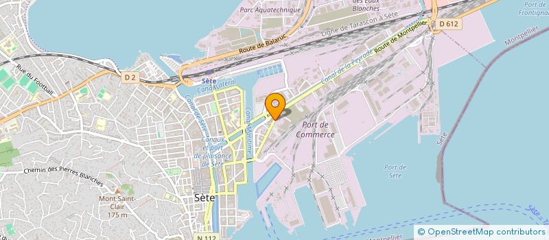 localisation de l'entreprise LE GUIDON SPORTIF SETOIS  SETE