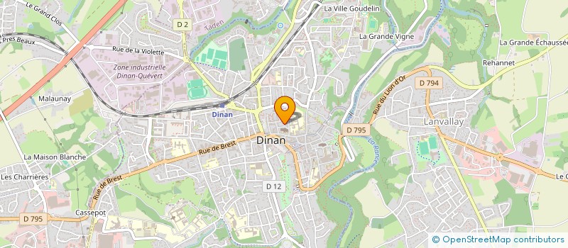 localisation de l'entreprise LE GUIFFANT Y ET JY ET DAVID A à DINAN