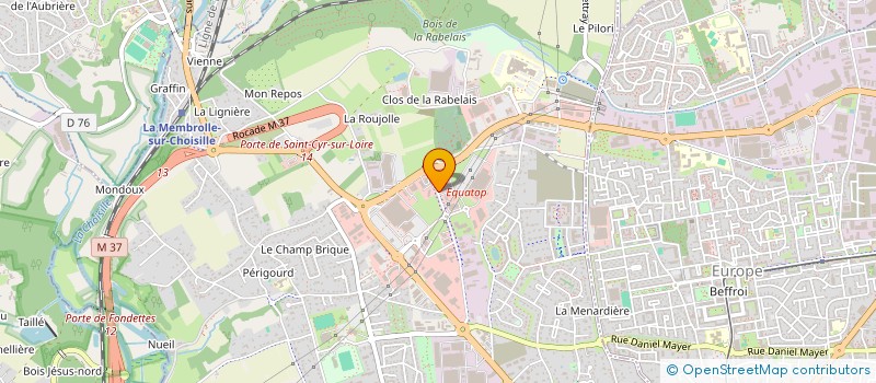 localisation de l'entreprise LE GUIGNOLO à SAINT-CYR-SUR-LOIRE
