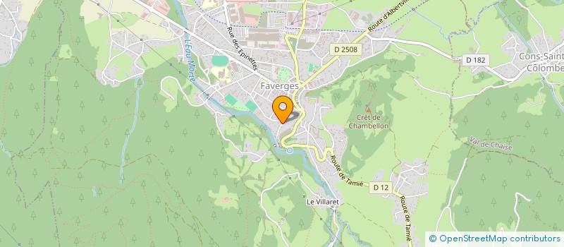 localisation de l'entreprise LE GUILCHER  FAVERGES-SEYTHENEX