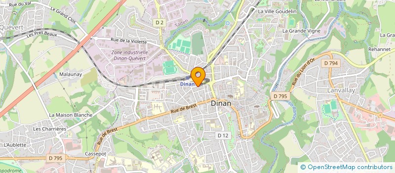 localisation de l'entreprise LE GUILLERMIC & NEUVILLE  DINAN