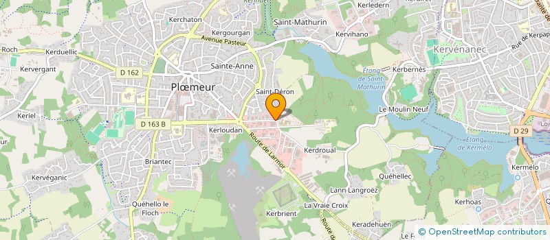 localisation de l'entreprise LE GUILLOU J. à PLOEMEUR