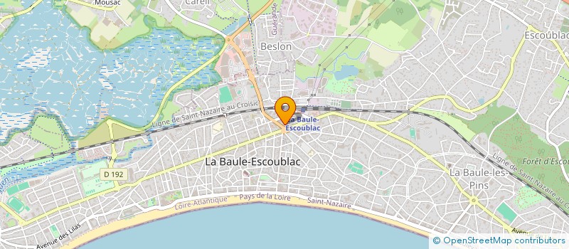 localisation de l'entreprise LE GUILLOU JL  LA BAULE-ESCOUBLAC