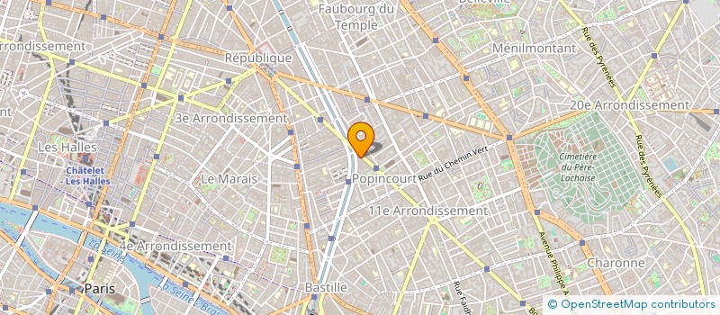 localisation de l'entreprise LE GUILLOU-VERNAZOBRES à PARIS