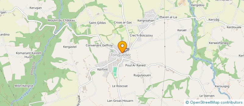 localisation de l'entreprise LE GUILLOUZIC à PLUZUNET