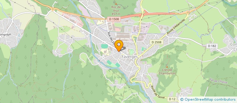 localisation de l'entreprise LE GUILUCO  FAVERGES-SEYTHENEX