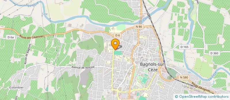 localisation de l'entreprise LE GUIZ  BAGNOLS-SUR-CEZE