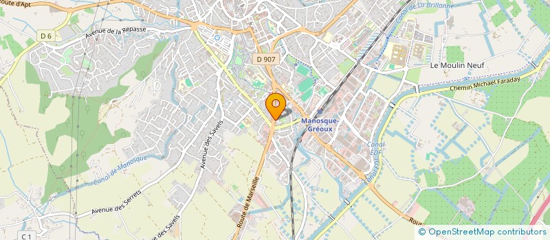 localisation de l'entreprise LE GUS'T à MANOSQUE