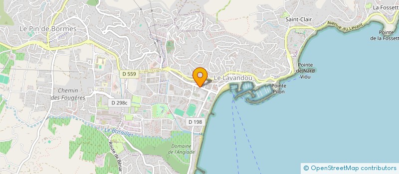 localisation de l'entreprise LE GUSTO à LE LAVANDOU