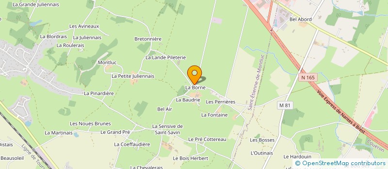 localisation de l'entreprise LE GUY JOLI  CORDEMAIS