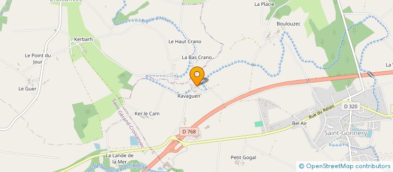 localisation de l'entreprise LE GUYADEC  SAINT-GONNERY