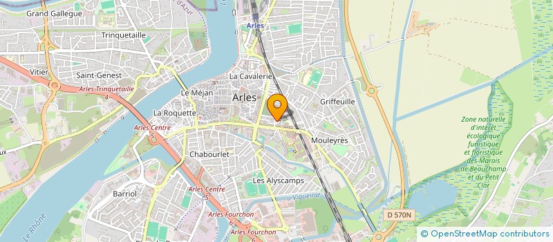 localisation de l'entreprise LE GYMNASE à ARLES