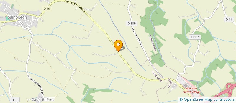 localisation de l'entreprise LE GYMNASE TROPICAL  SAINT-LEON