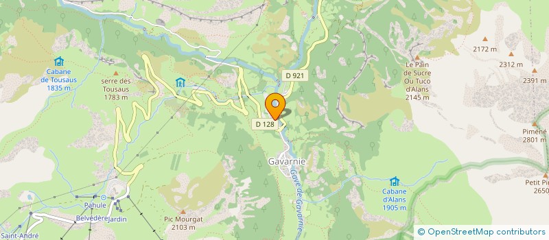 localisation de l'entreprise LE GYPAETE  GAVARNIE-GEDRE