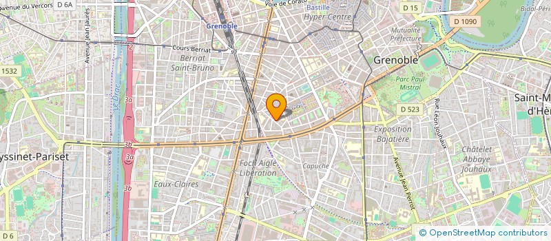 localisation de l'entreprise LE HABERT HEBERGEMENT SAINT PAUL  GRENOBLE