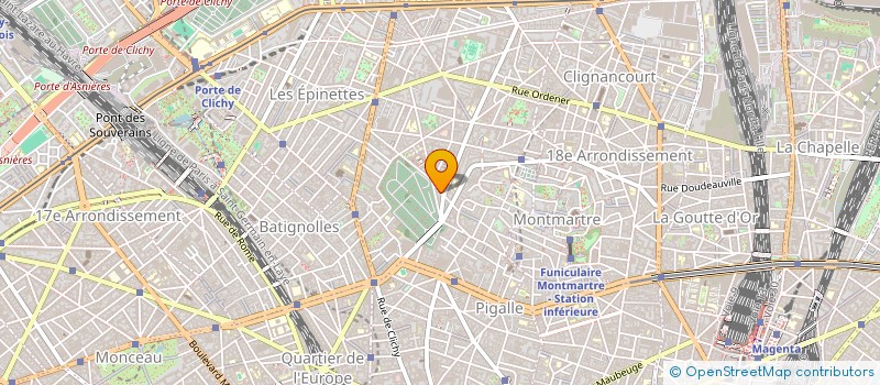 localisation de l'entreprise LE HAC TOUJOURS EN AVANT !  PARIS