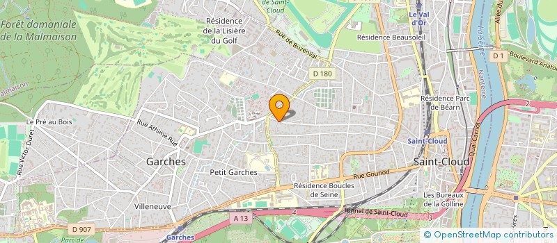 localisation de l'entreprise LE HAIM ! A LA VIE ! à SAINT-CLOUD