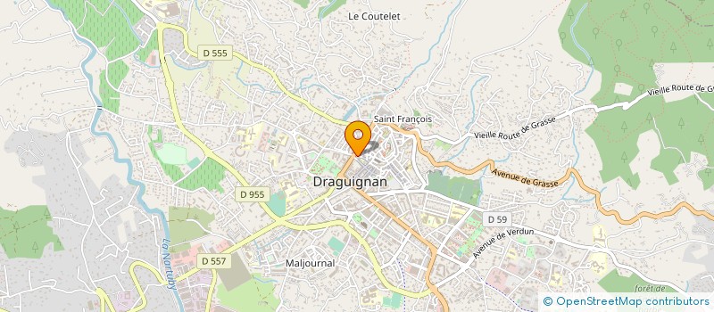 localisation de l'entreprise LE HALL DU MENAGER DRACENOIS à DRAGUIGNAN