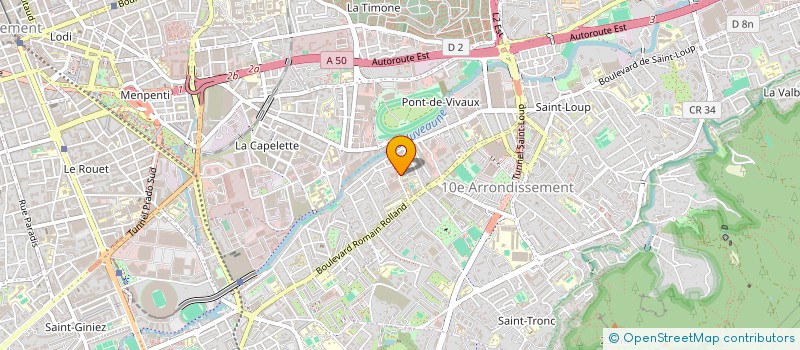 localisation de l'entreprise LE HALL ELECTRIQUE à MARSEILLE