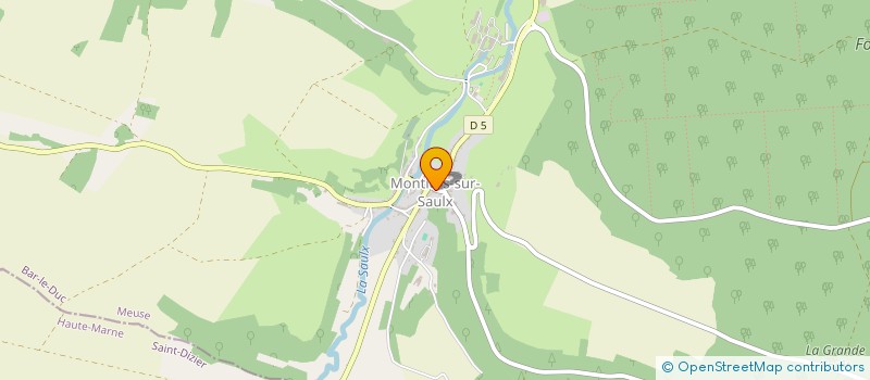 localisation de l'entreprise LE HALO à MONTIERS-SUR-SAULX