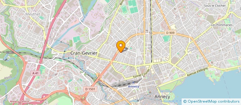 localisation de l'entreprise LE HAMAC à ANNECY