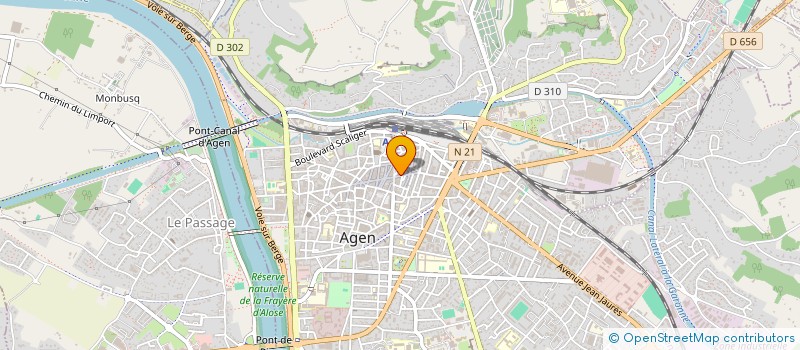 localisation de l'entreprise LE HAMEAU  AGEN