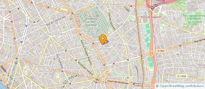 localisation de l'entreprise LE HAMEAU  PARIS