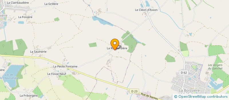 localisation de l'entreprise LE HAMEAU à MONTAIGU-VENDEE