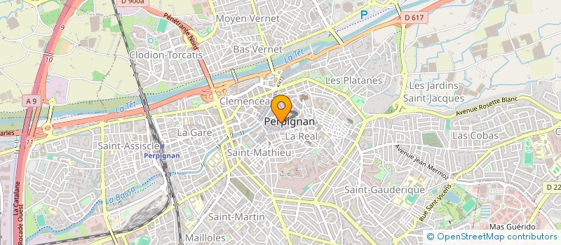 localisation de l'entreprise LE HAMEAU AU SOLEIL V à PERPIGNAN