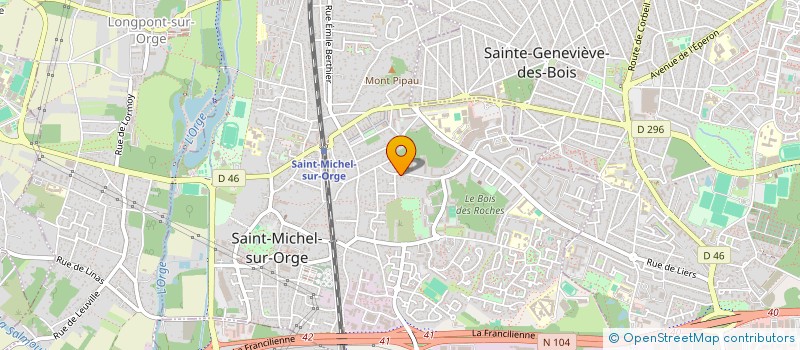 localisation de l'entreprise LE HAMEAU CROISE  SAINT-MICHEL-SUR-ORGE