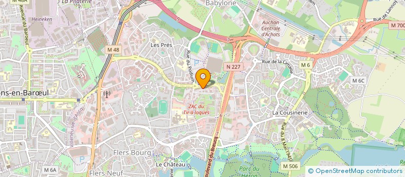 localisation de l'entreprise LE HAMEAU D'AUDENCOURT à VILLENEUVE-D'ASCQ