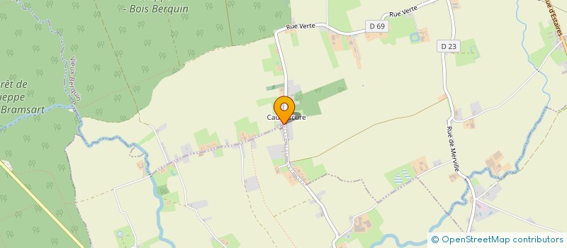 localisation de l'entreprise LE HAMEAU DE CAUDESCURE  VIEUX-BERQUIN