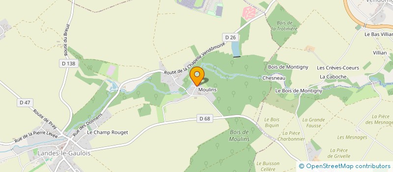 localisation de l'entreprise LE HAMEAU DE CELINE  LANDES-LE-GAULOIS